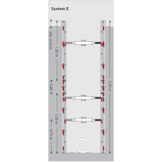  ISCHEBECK Gigant LITEBOX alumīnija tranšeju nostiprinājums E